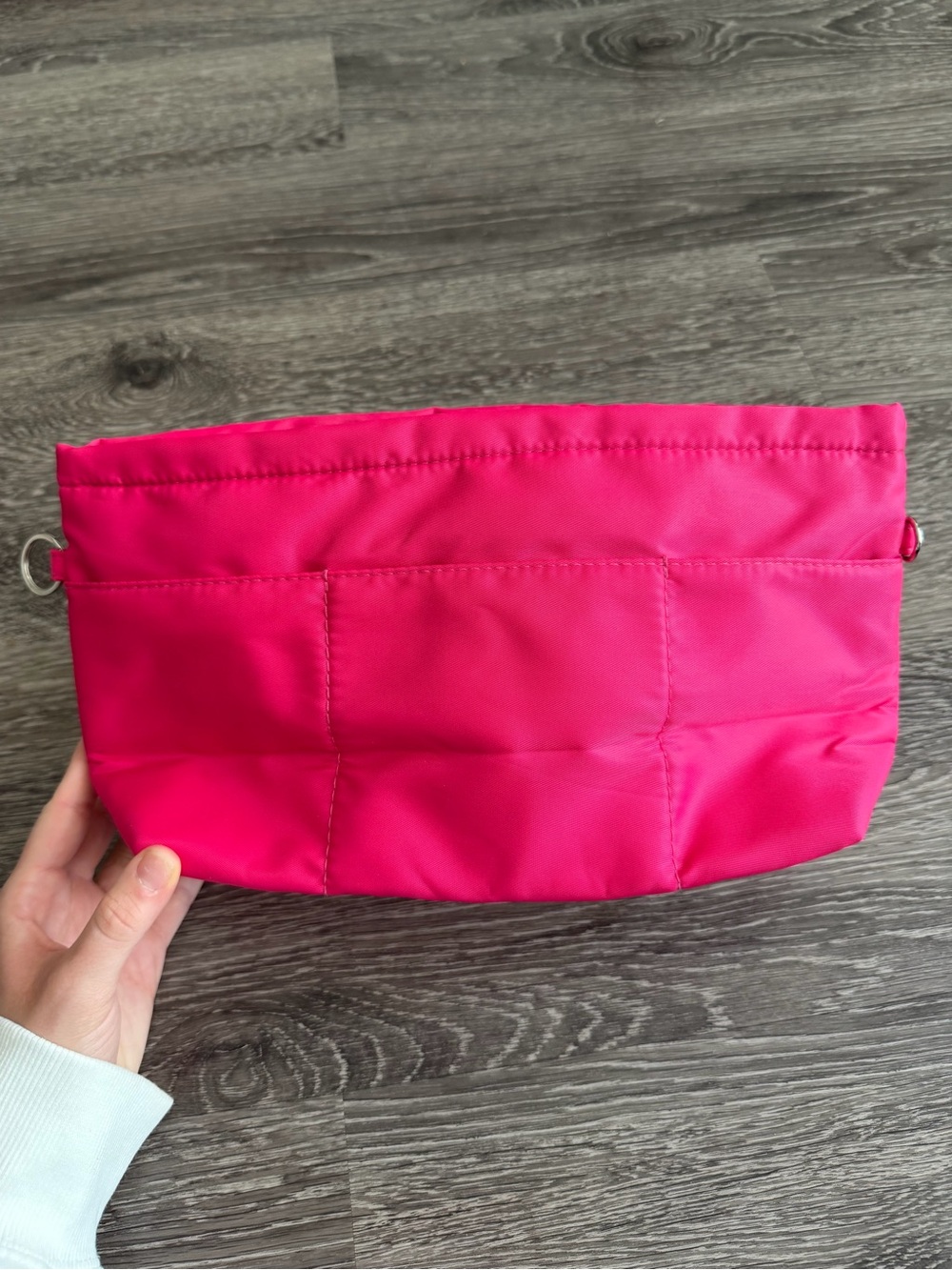 Felt Handbag Organizer Multi-Pocket Dorm Cosmetic Bathroom Handbag Organizer